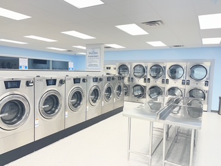 Washers and stacked dryers